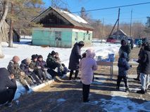 Солдатская каша на свежем воздухе